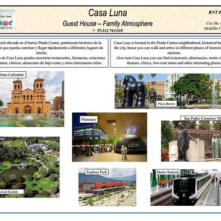 Casa Luna -Estrategica Ubicacion- Medellín Eksteriør bilde