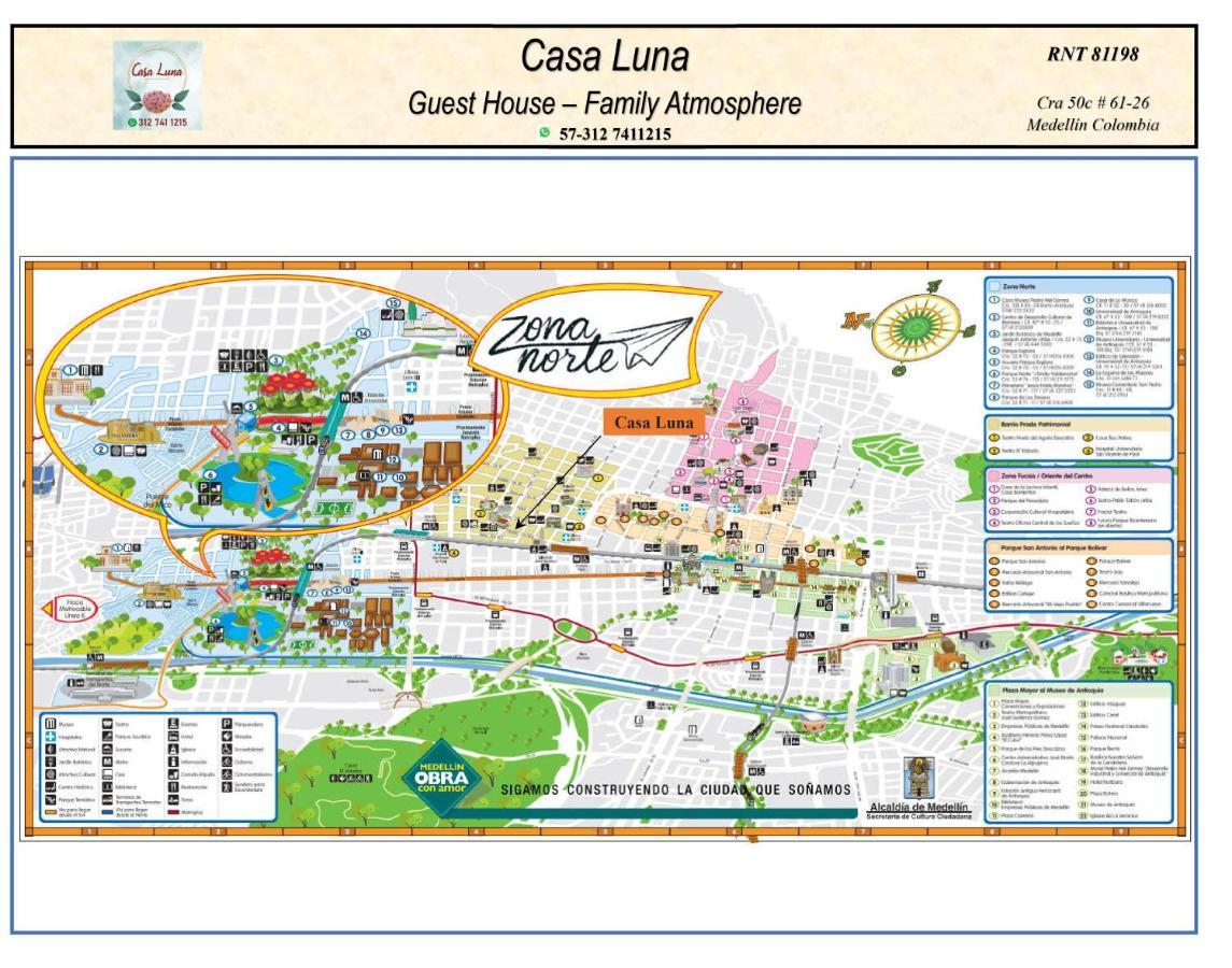 Casa Luna -Estrategica Ubicacion- Medellín Eksteriør bilde