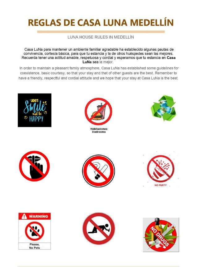 Casa Luna -Estrategica Ubicacion- Medellín Eksteriør bilde